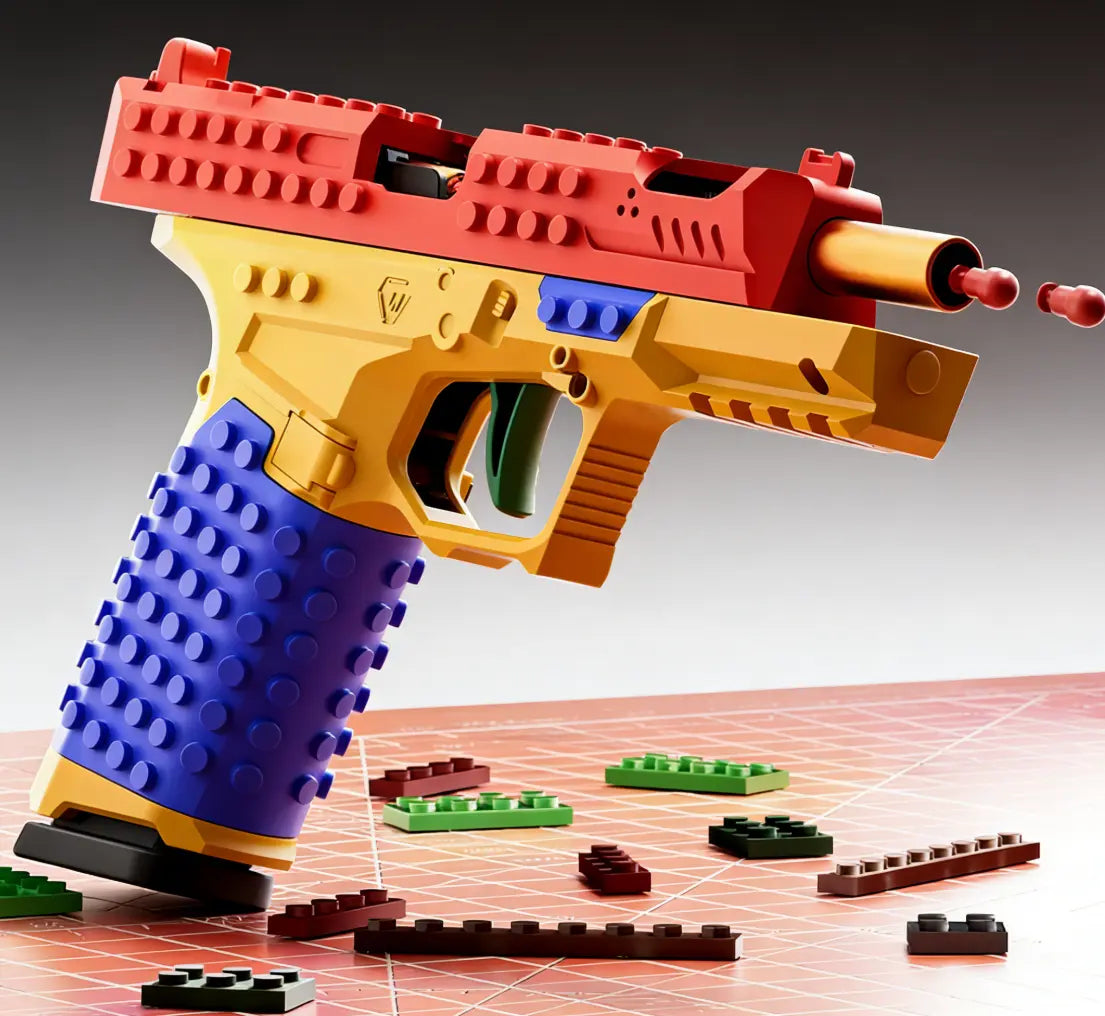 Tactical DIY Building Block Gamepad Kit – Multiplayer Strategy Edition