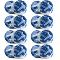 HOMBYS Tie-Dye Chunky Chenille Yarn - 8-Pack Super Bulky Crafting Supplies for Hand Knitting, Oversized Crochet Projects, DIY Crafts with Softness, Maker Flowers Mini Gift Garland, Chunky Yarn, Oversized Crochet Yarn