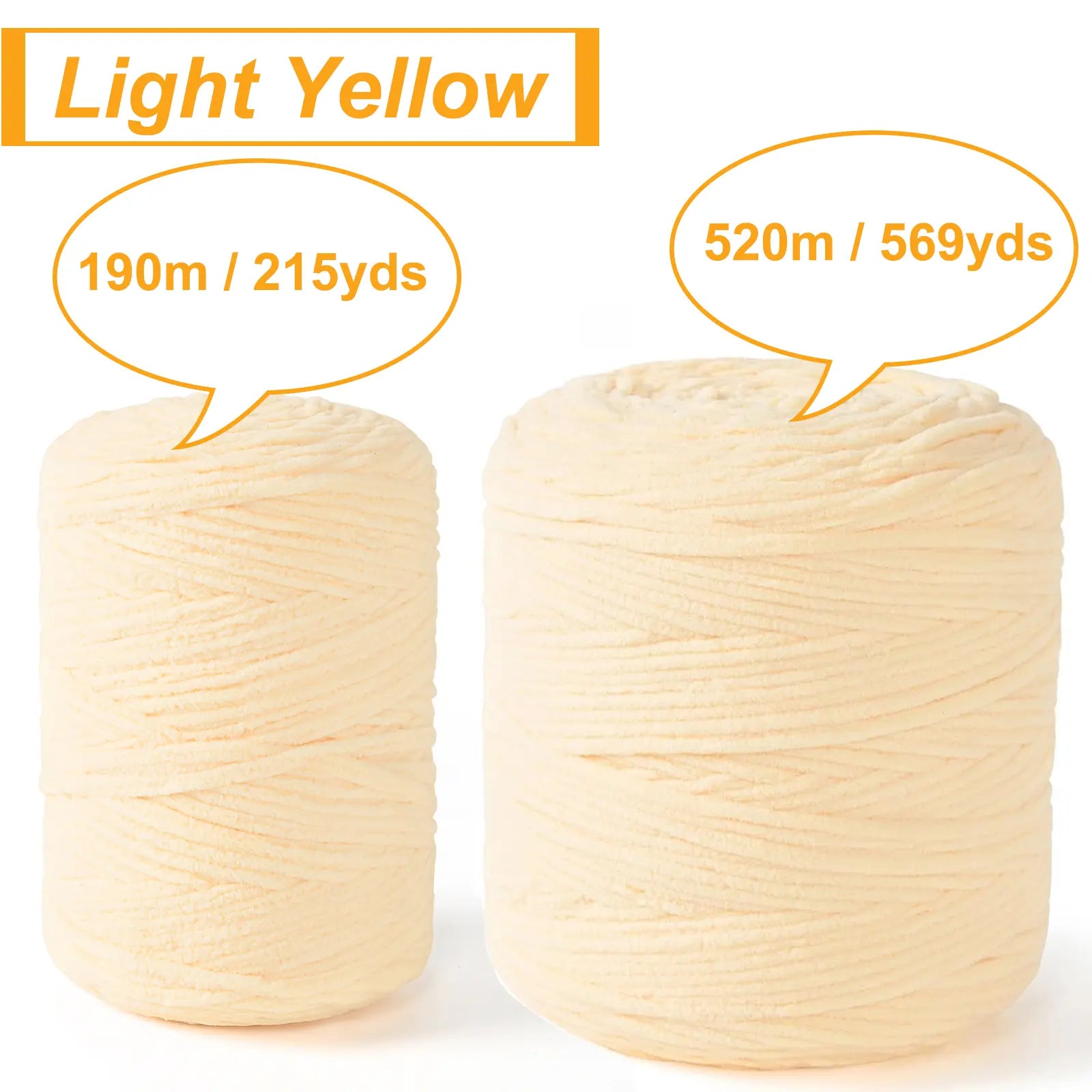 MULTIONS 5Mm Chunky Fuzzy Chenille Yarn for Crochet & Knitting | Soft Thick Yarn for Throw Blankets, Amigurumi & DIY Crafts | 215Yds / 569Yds, Perfect for All-Season Handmade Gifts, Mother’S Day & Father’S Day&Back to School