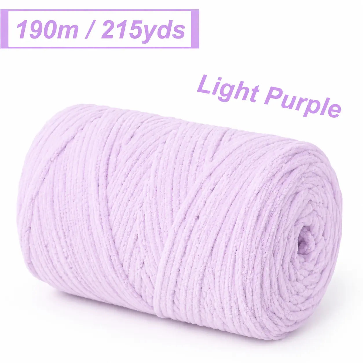 MULTIONS 5Mm Chunky Fuzzy Chenille Yarn for Crochet & Knitting | Soft Thick Yarn for Throw Blankets, Amigurumi & DIY Crafts | 215Yds / 569Yds, Perfect for All-Season Handmade Gifts, Mother’S Day & Father’S Day&Back to School