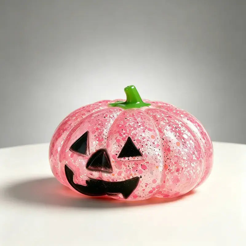 Cute Pumpkin Shape Slow Rebound Squishy Fidget Ball, Halloween Decor Squeeze Toy, Portable Stress Relief Play Toy for Party & Daily Use