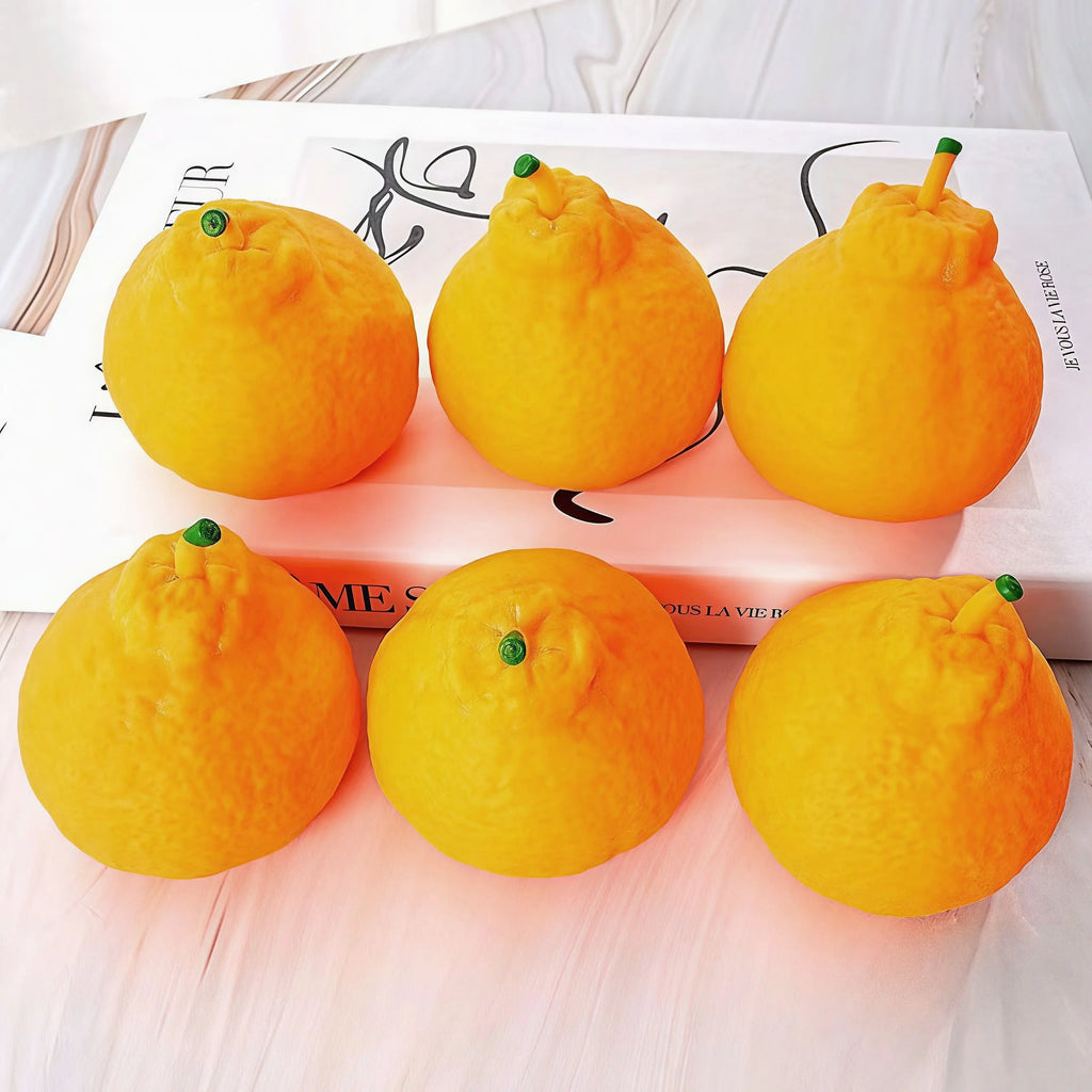 Stress-Relief Orange Toy, My Secret Orange Finger Toy, Made of Soft TPR Material, Helps Relieve Stress, Unboxing Surprise.Perfect as a Valentine'S Day or Easter Gift, or for Kids to Exchange as Gifts.