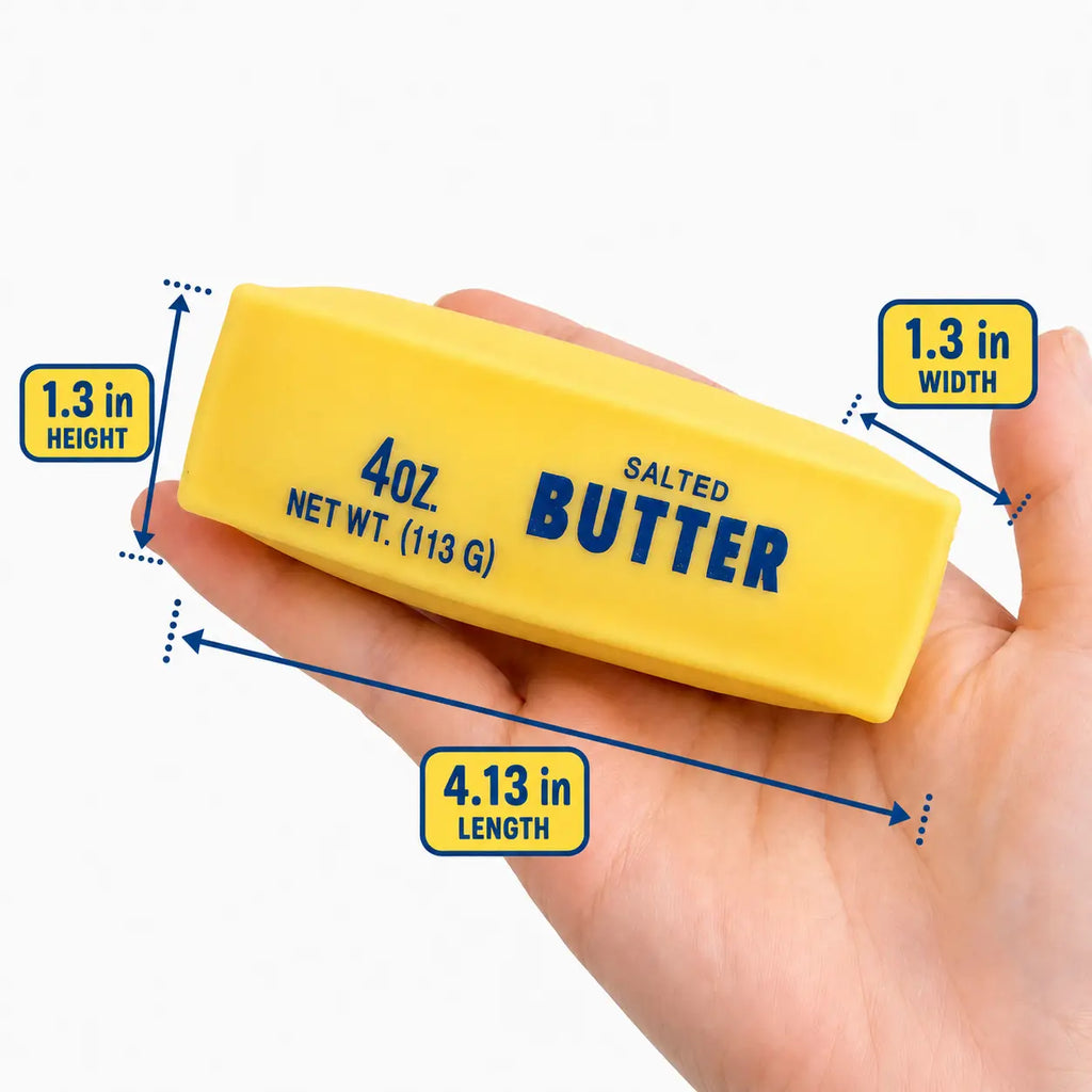 [Dealsforyou] Butter Squishy Stick, Small & Large Size Options, TPR Squishy Toy with EVA + Air Filling, Butter-Shaped Squeeze Fidget Toy for Desk, Hand Play & Boredom, Restock, Dealsforyoudays, Summerwins, DFYD