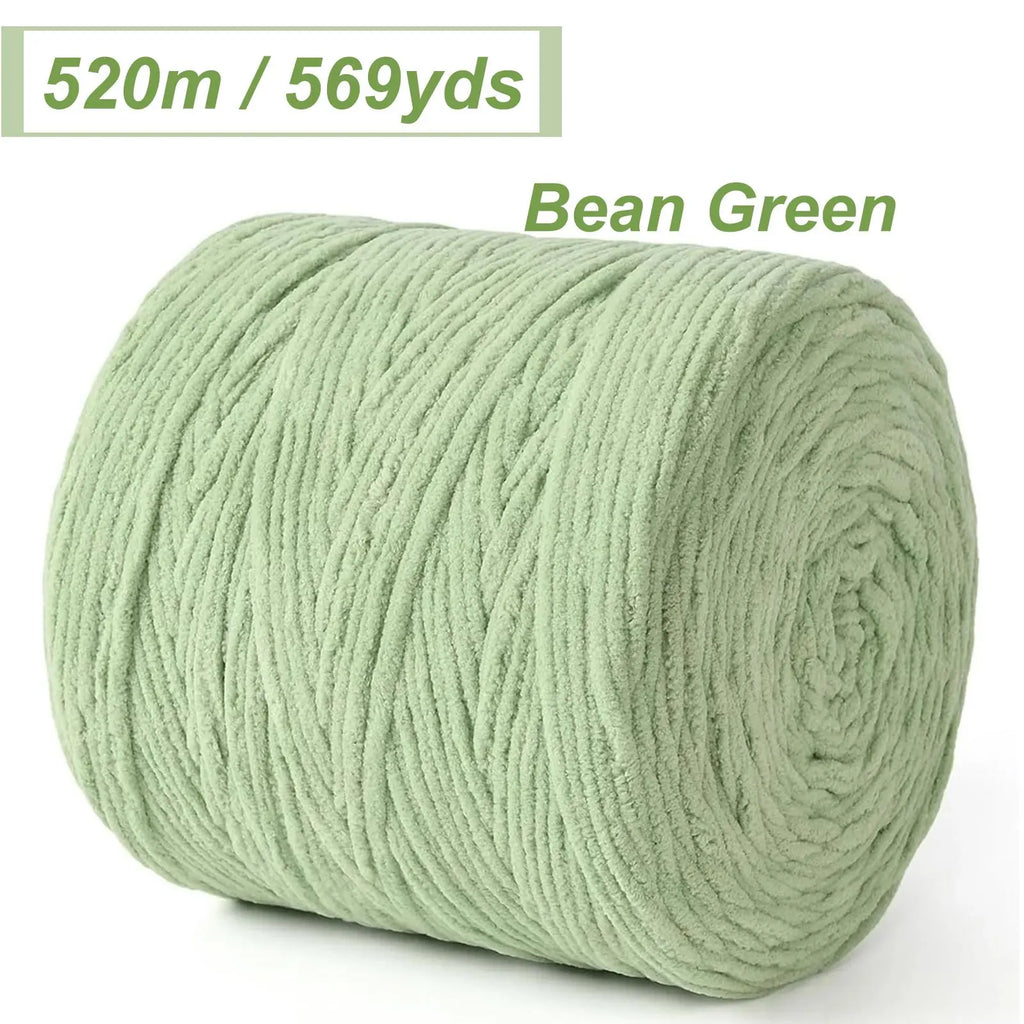 MULTIONS 5Mm Chunky Fuzzy Chenille Yarn for Crochet & Knitting | Soft Thick Yarn for Throw Blankets, Amigurumi & DIY Crafts | 215Yds / 569Yds, Perfect for All-Season Handmade Gifts, Mother’S Day & Father’S Day&Back to School