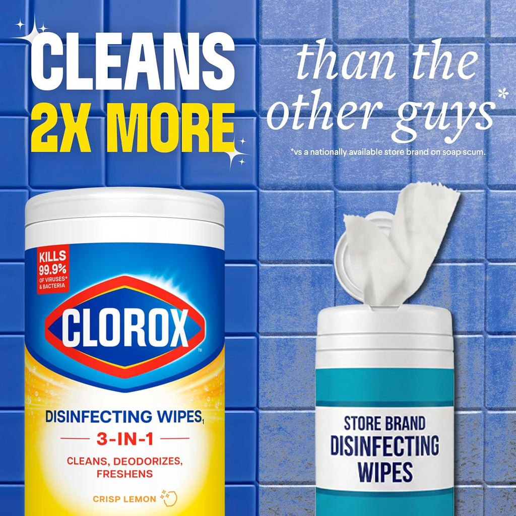 Disinfecting Wipes Back to School Variety Pack, 75 Count Each, Pack of 2 (Package May Vary)
