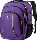 Travel Laptop Backpack,17.3 Inch Large Capacity College School Bookbags,Rfid anti Theft Pocket,Durable Water Resistant Backpacks Computer Bagpack for Women Girls Teenagers Casual Daypack,Purple | Large Capacity, RFID anti Theft Pocket, Water Resistant, for Women Girls Teenagers