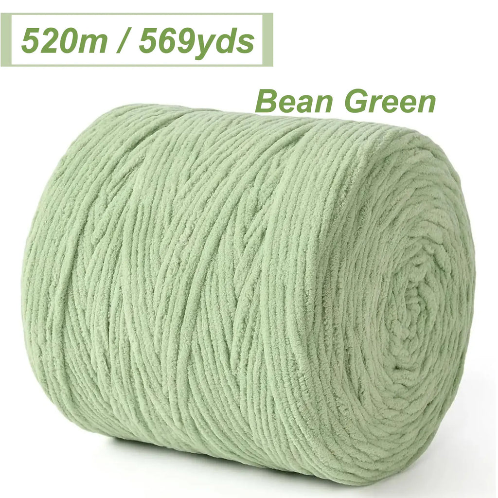 MULTIONS 5Mm Chunky Fuzzy Chenille Yarn for Crochet & Knitting | Soft Thick Yarn for Throw Blankets, Amigurumi & DIY Crafts | 215Yds / 569Yds, Perfect for All-Season Handmade Gifts, Mother’S Day & Father’S Day&Back to School