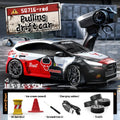 SG716 Unisex 2.4Ghz 4WD Remote Control Drift Car Toy - Adjustable Speed, LED Lights, Extra Tires, Obstacle Accessories, Included Batteries, Nitrosamine Free - Kids Racing Gift for 3-4 Years Old Rc Controlled Rc Cars