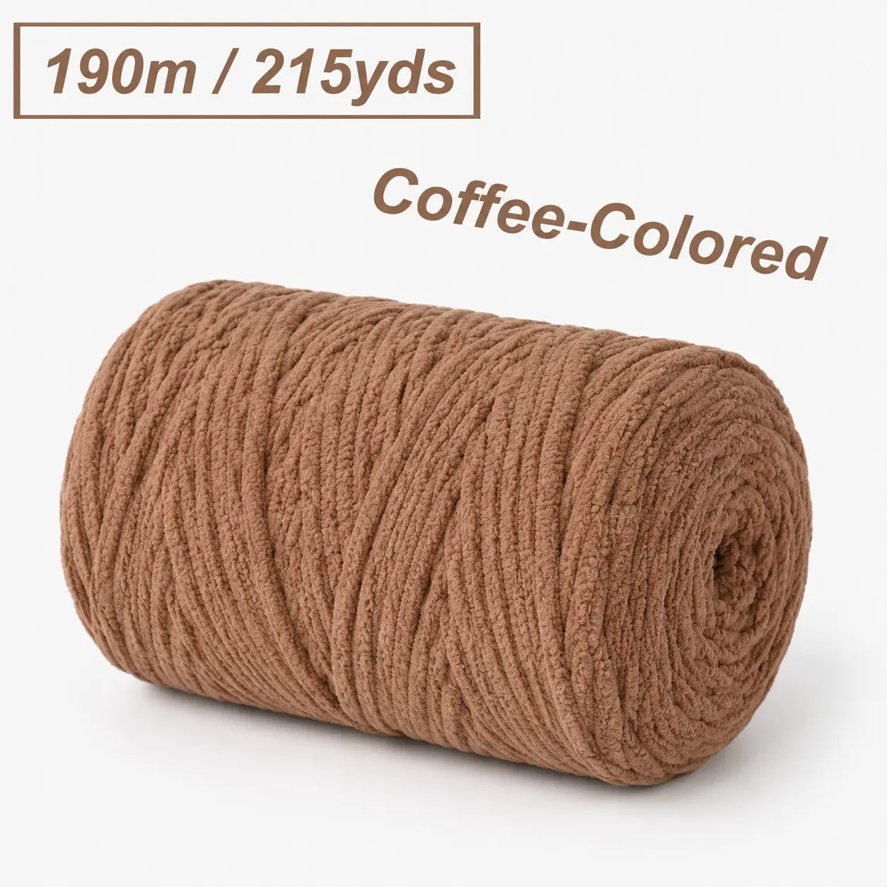MULTIONS 5Mm Chunky Fuzzy Chenille Yarn for Crochet & Knitting | Soft Thick Yarn for Throw Blankets, Amigurumi & DIY Crafts | 215Yds / 569Yds, Perfect for All-Season Handmade Gifts, Mother’S Day & Father’S Day&Back to School