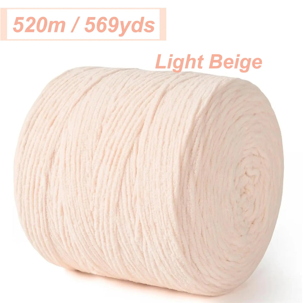 MULTIONS 5Mm Chunky Fuzzy Chenille Yarn for Crochet & Knitting | Soft Thick Yarn for Throw Blankets, Amigurumi & DIY Crafts | 215Yds / 569Yds, Perfect for All-Season Handmade Gifts, Mother’S Day & Father’S Day&Back to School