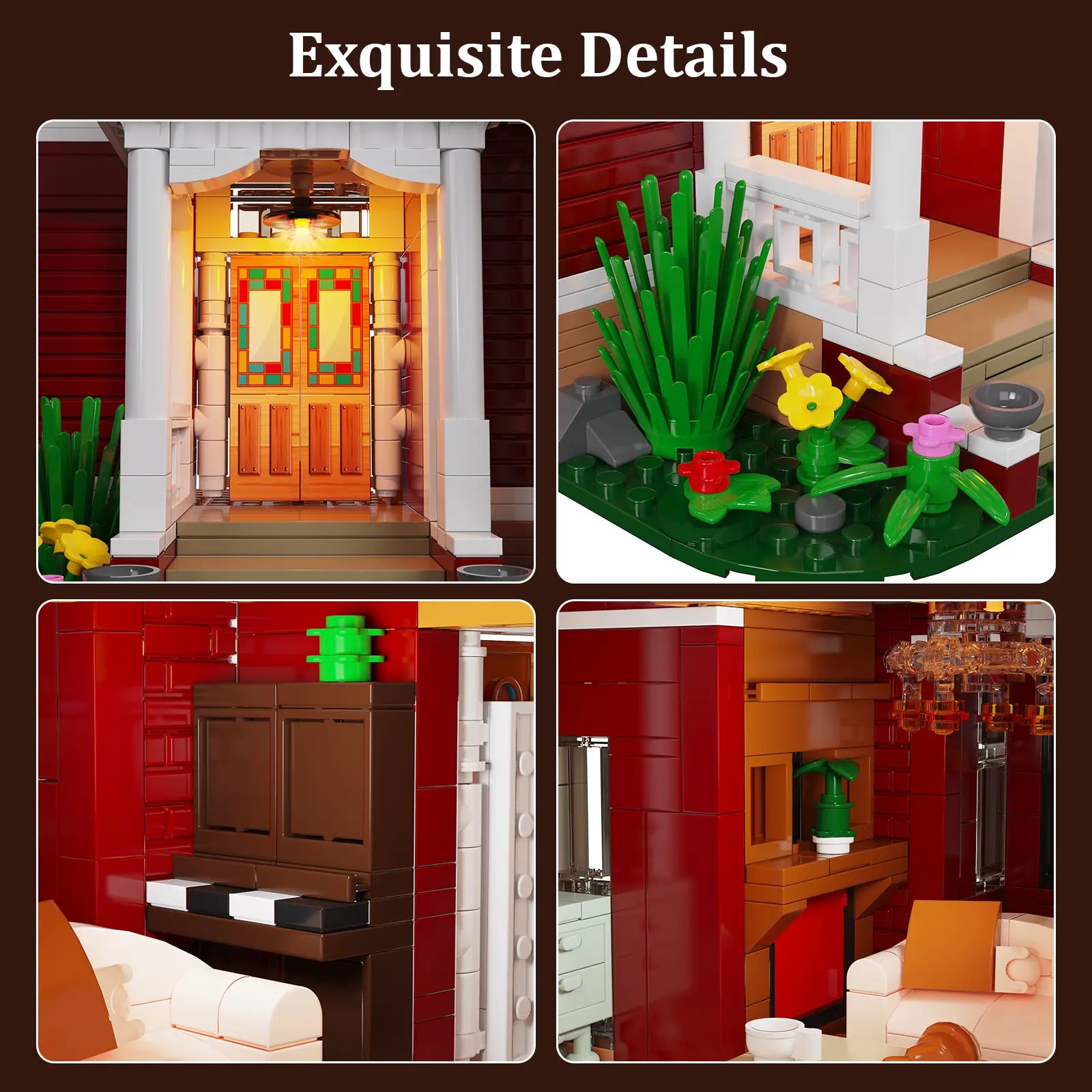 Enchanted House Building Set, Fantasy Cottage Architectural Model Kit for Adults, Magical Storybook Home Collectible Display Decor Gift