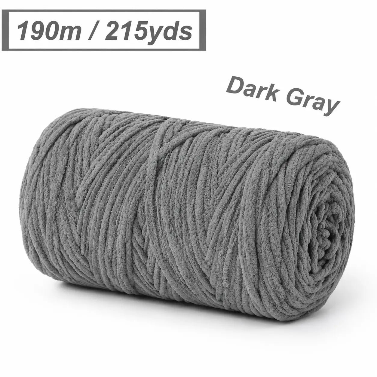 MULTIONS 5Mm Chunky Fuzzy Chenille Yarn for Crochet & Knitting | Soft Thick Yarn for Throw Blankets, Amigurumi & DIY Crafts | 215Yds / 569Yds, Perfect for All-Season Handmade Gifts, Mother’S Day & Father’S Day&Back to School