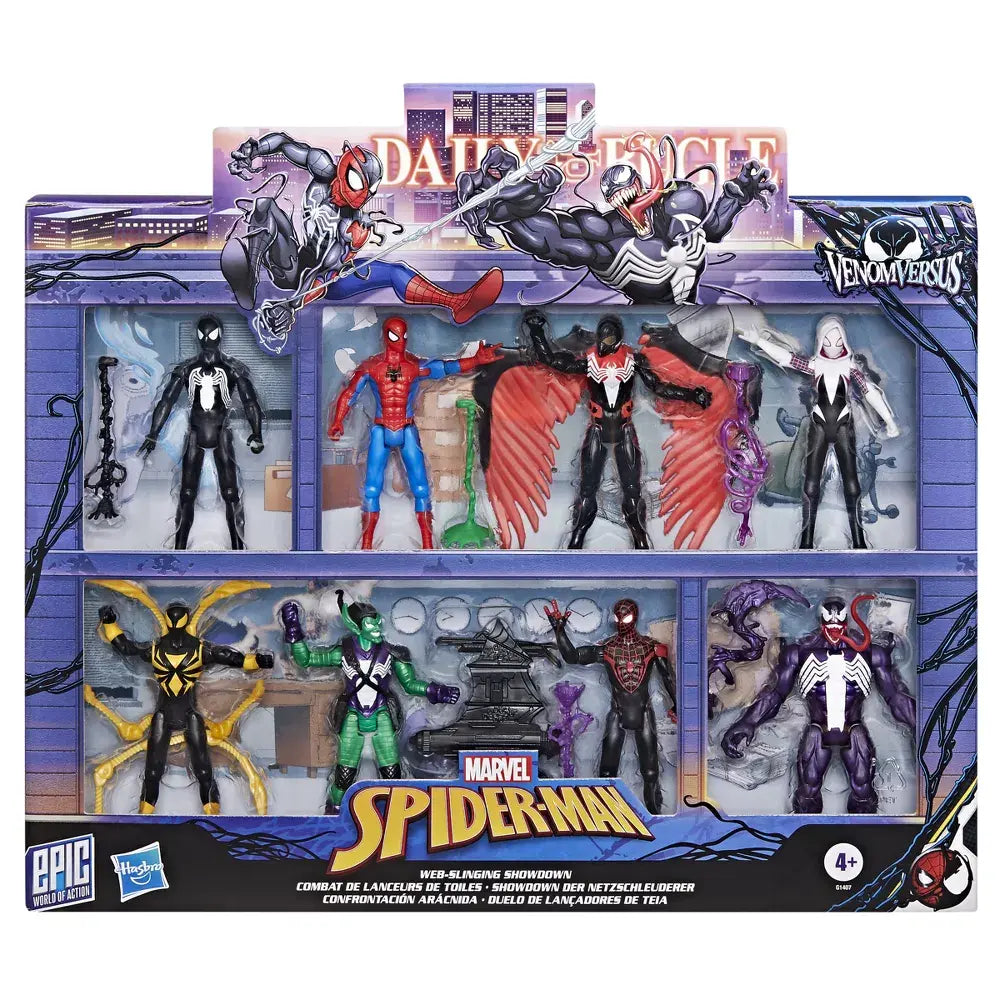 Marvel Spider-Man Venom Vs Epic World of Action Web-Slinging Showdown