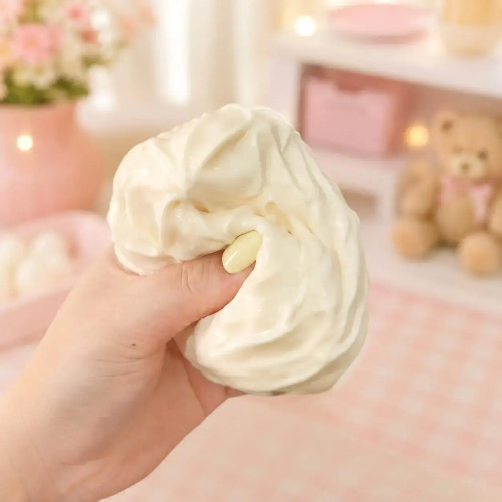 Cream Roll Crunchy Squishy Fidget Toy, Slow Rebound Squeeze Toy, Dessert Sensory Gift Toy for Teens and Adults