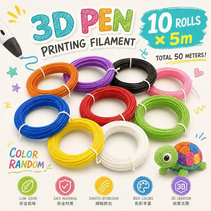 Kid-Friendly 3D Pen for Beginners - Easy-To-Use Rechargeable Handheld Art Tool, Handmade Gifts for Family Time, Includes Premium PLA Filament Material, Templates & Step-By-Step Guide Art Toy Printed Pen Stem Pen 3D Printer Pen for Kids Wireless 3D Printin